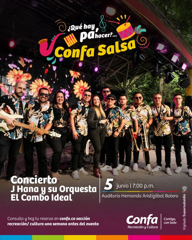  J Hana y la Orquesta Combo Ideal - Confa Salsa - Manizales - Auditorio Hernando Aristizábal Botero
