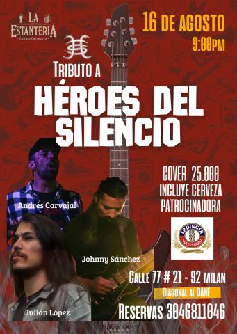 Culpables Tributo a Héroes del Silencio Manizales 