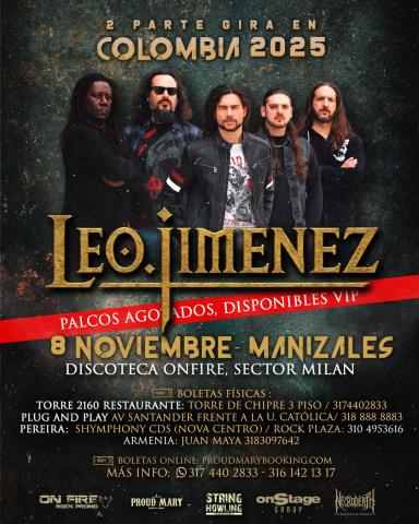 Leo Jimenez en vivo manizales 2025. junto a Culpables