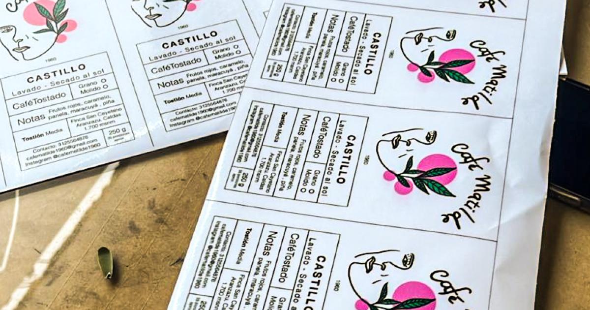 Café Matilde estampillas