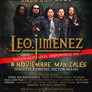 Leo Jimenez en vivo manizales 2025. junto a Culpables